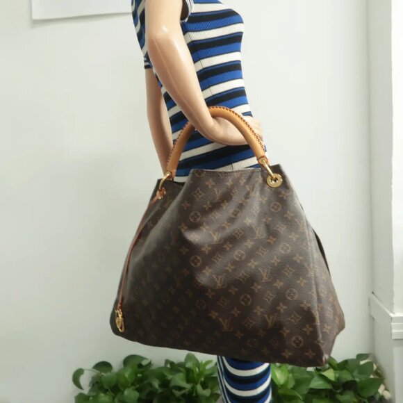 100% Authentic Louis Vuitton Artsy GM Brown Monogram Canvas Shoulder Bag - Picture 12 of 12